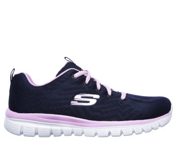 Skechers Graceful – Get Connected – Marine / Roze (12615-NVPK)