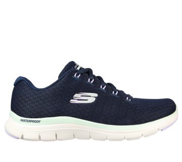 Skechers Flex Appeal 4.0 – Coated Fidelity – Marine / Aqua (149298-NVAQ)