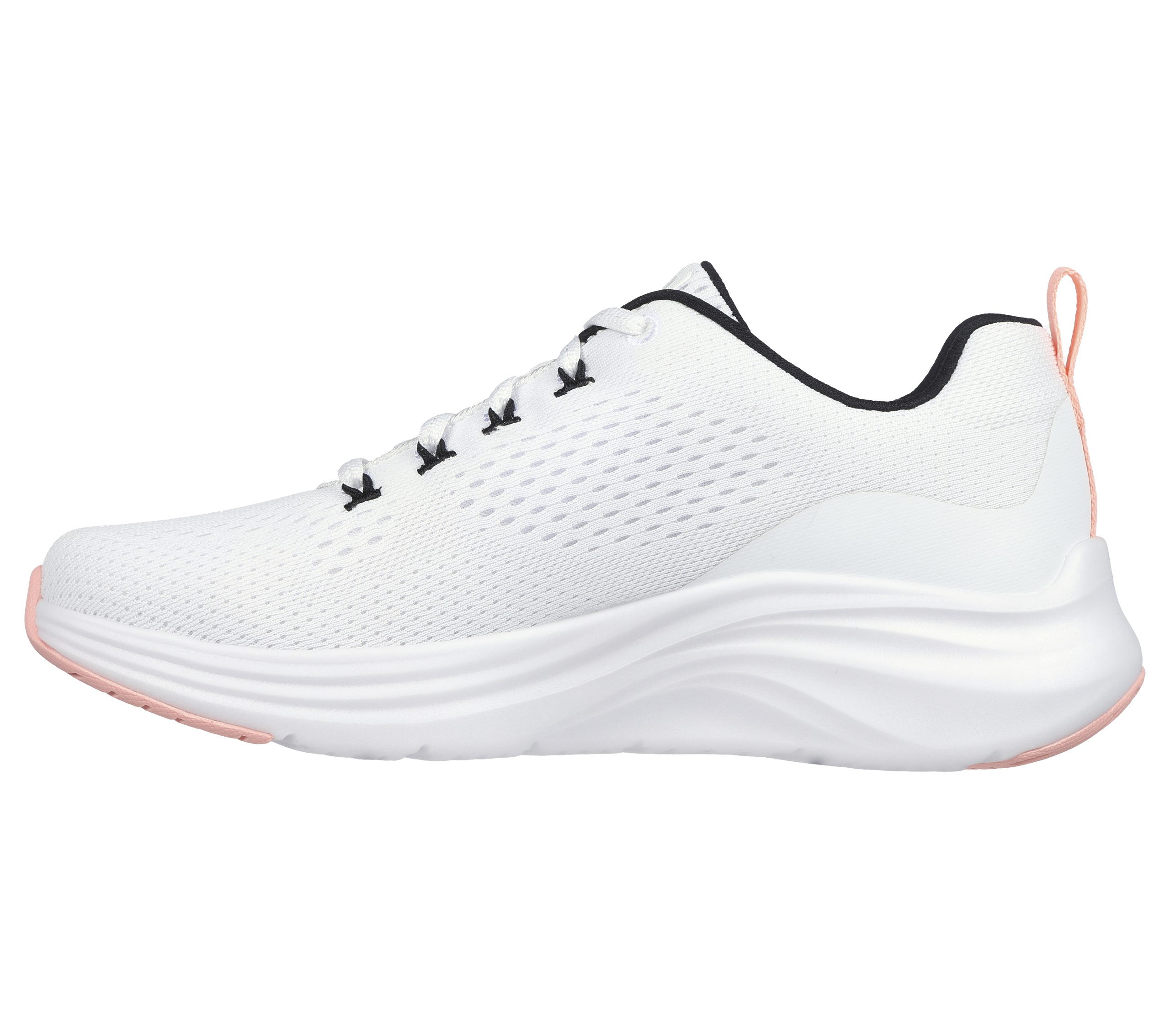 Skechers Vapor Foam – Fresh Trend – Wit / Zwart / Koraal (150024-WBC)