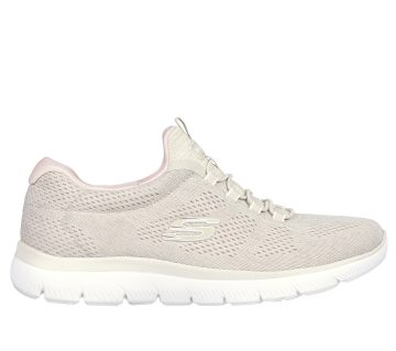 Skechers Summits – Fun Flair – Taupe / Roze (150113-TPPK)