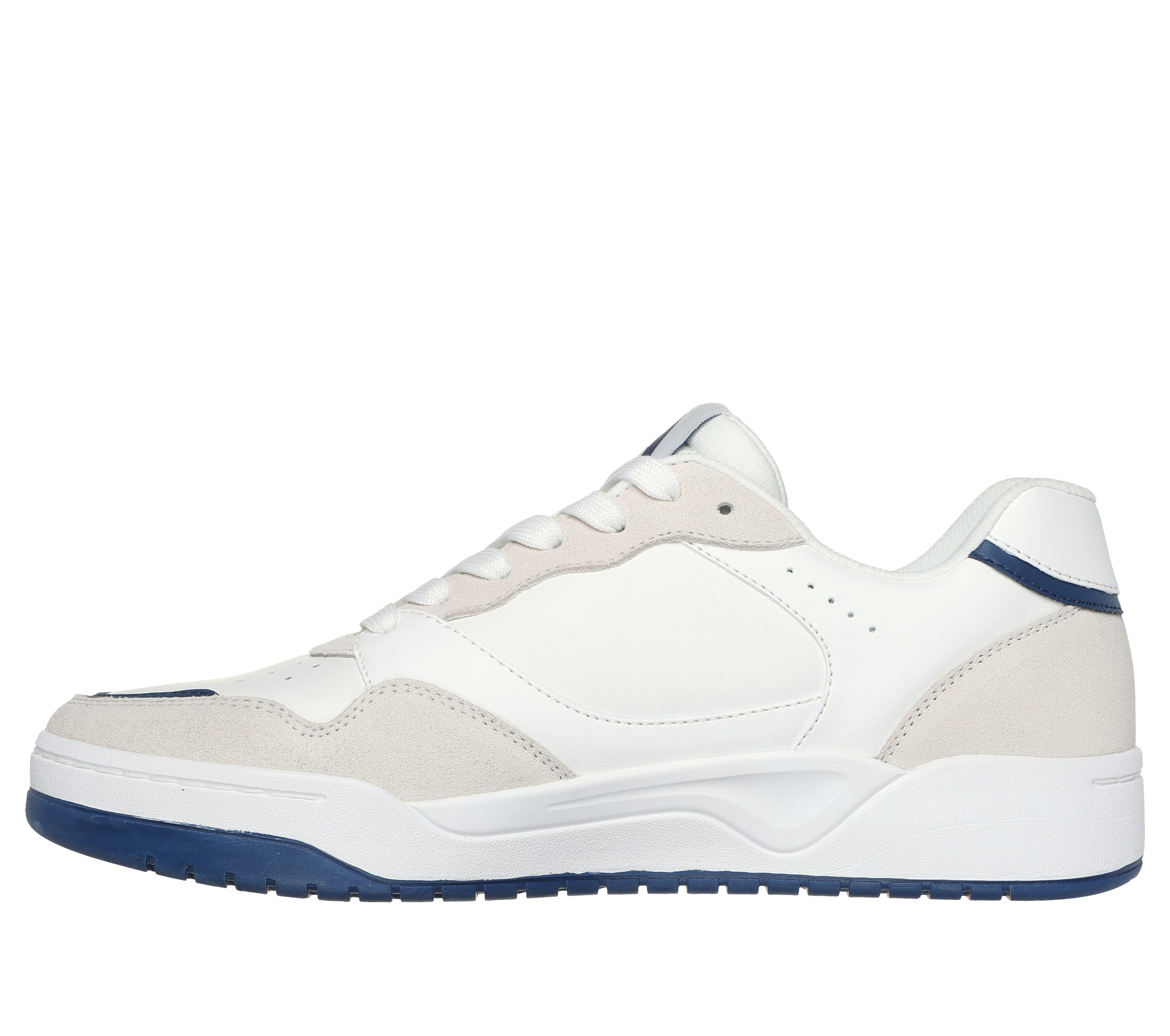Skechers Koopa Court - Volley Low Varsity - Wit / Marine (183241-WNV)