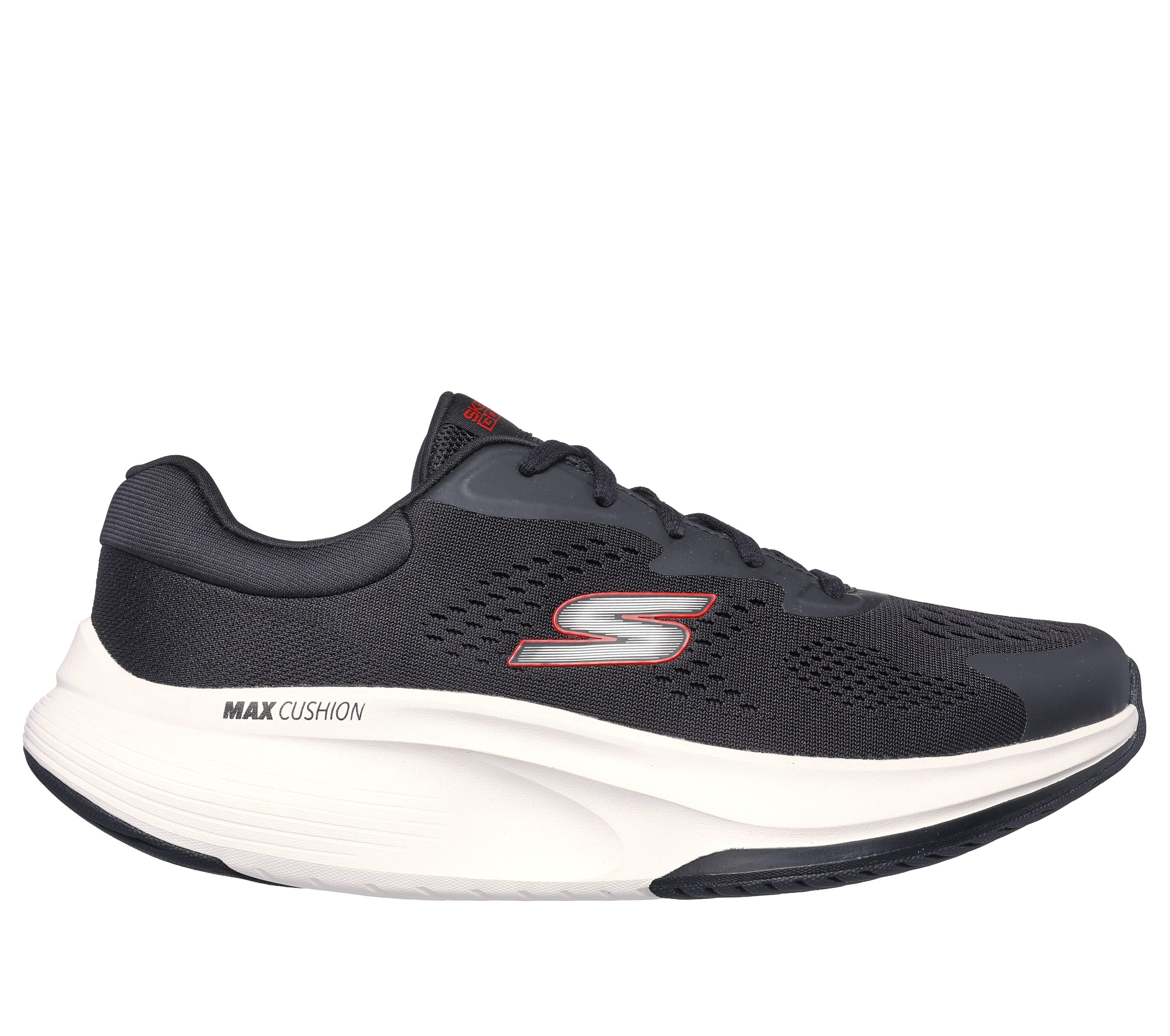 Skechers GO WALK Max Walker – Augustus – Zwart / Rood (216579-BKRD)