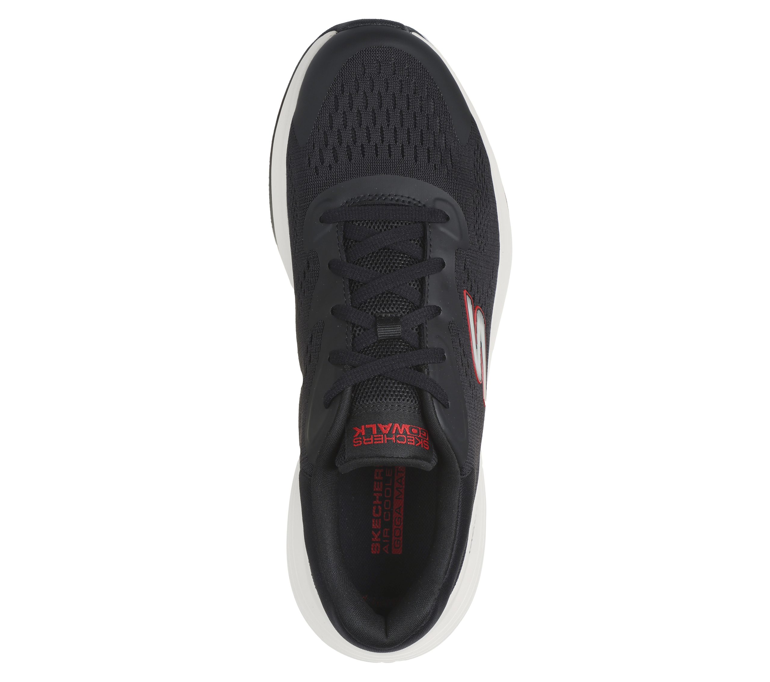 Skechers GO WALK Max Walker – Augustus – Zwart / Rood (216579-BKRD)