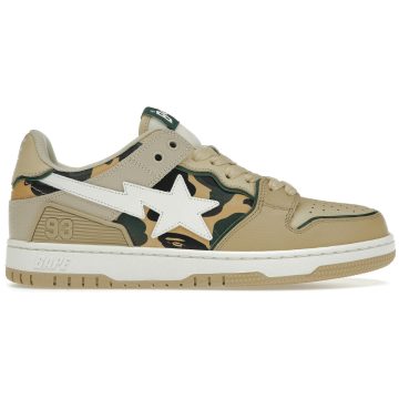 A Bathing Ape Sk8 Sta Beige Yellow Camo (1J30-191-026-BEI/001FWJ301026-BEI/001FWJ302026-BEI)