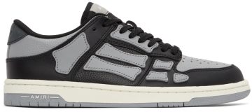 AMIRI Black & Grey Low Skel Top Sneaker (SS22MFS003)