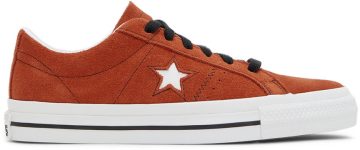 Converse Orange Suede One Star Pro Sneakers (172633C)