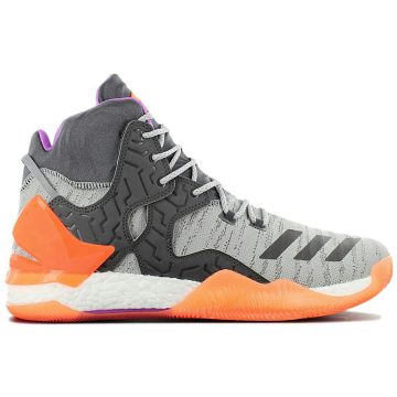adidas D Rose 7 Primeknit Grey Purple Orange (BB8193)