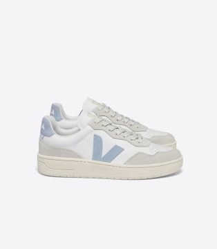 Veja V-90 LEATHER WHITE STEEL (VD2003387A)