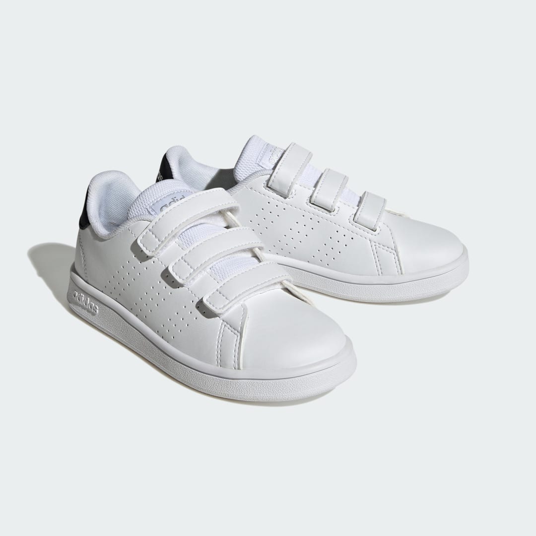 adidas Advantage Court Lifestyle Cloud White / Core Black / Silver Metallic (IG2516)