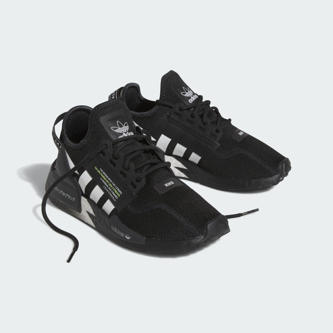 adidas NMD_R1 V2 Core Black / Cloud White / Solar Yellow (IE4809)