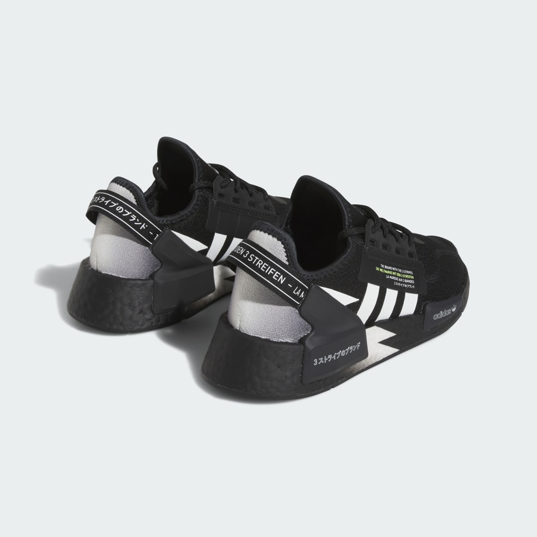 adidas NMD_R1 V2 Core Black / Cloud White / Solar Yellow (IE4809)