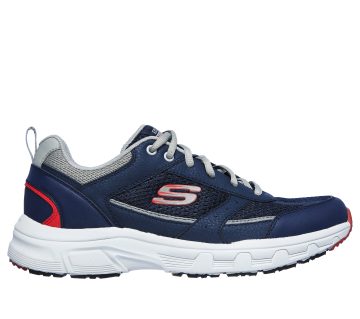 Skechers Relaxed Fit: Oak Canyon – Verketta – Marine / Grijs (51898-NVGY)