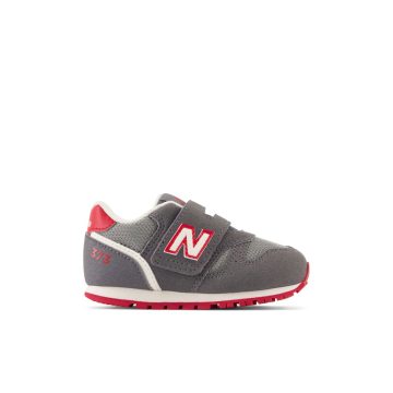 New Balance 373 Hook and Loop Castlerock / Team Red (IZ373V2-42343)