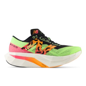New Balance TCS London Marathon FuelCell SuperComp Elitev4 Bleached Lime Glo / Hot Mango / Neon Pink (MRCELV4-46961)