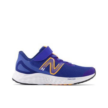New Balance Fresh Foam Arishi v4 Bungee Lace with Top Strap Marine Blue / Hot Marigold / White (PAARIV4-43559)