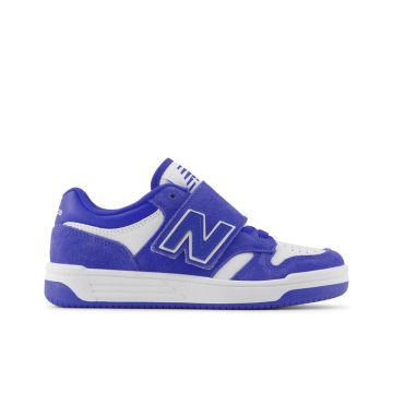 New Balance 480 Bungee Lace with Top Strap Marine Blue / White (PHB480V1-44478)