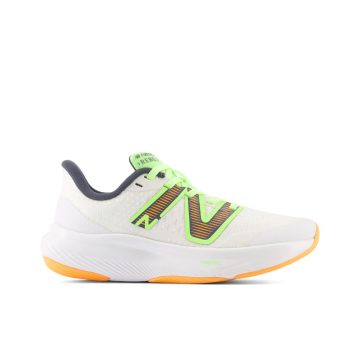 New Balance FuelCell Rebel v3 White / Bleached Lime Glo / Hot Mango (PPFCXV3-45800)