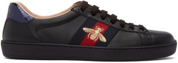Gucci White Bee New Ace Sneakers (429446 02JP0)