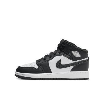 Nike Air Jordan 1 Mid SE Elephant Print Black (GS) (FB9909-001)