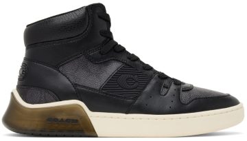 Coach 1941 Black Citysole High Sneakers (C3158 CBK)