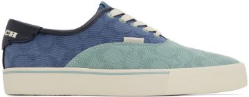 Coach 1941 Blue Canvas Sneakers (CA275 UE8)