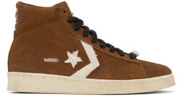 Converse x Barriers Pro Leather Hi Monks Robe / Black / Antique White (A01787C)