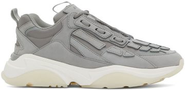 AMIRI Gray Bone Runner Low-Top Sneakers (PF22MFS009-030)