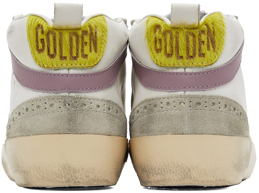 Golden Goose SSENSE Exclusive White & Gray Mid Star Classic Sneakers (GWF00122.F003603.81884)
