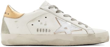 Golden Goose SSENSE Exclusive White Superstar Sneakers (GWF00102.F000661.10358)