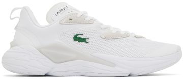 Lacoste White Aceshot Sneakers (43SMA0013)