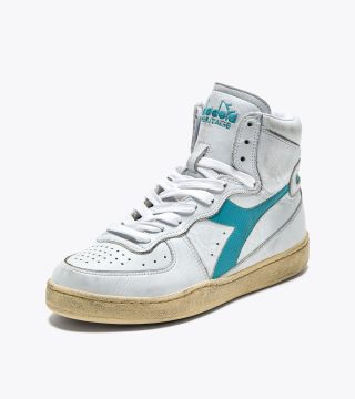 Diadora Mi Basket Used White / Aqua (201.158569_D0691)