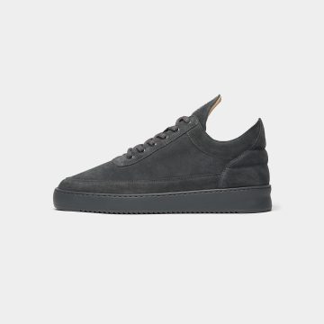 Filling Pieces Low Top Suede All Dark Grey