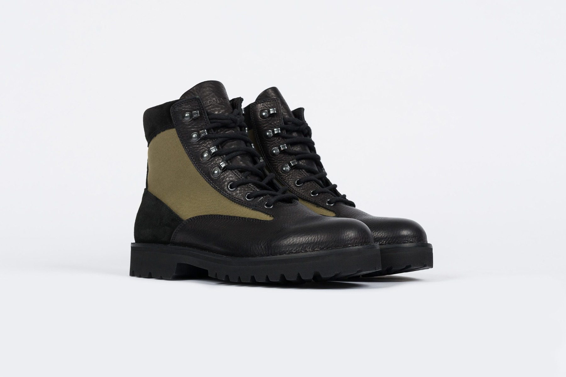 Maharishi x Fracap Jungle Boot Vibram “Black/Olive” (9667-BLKOLV)