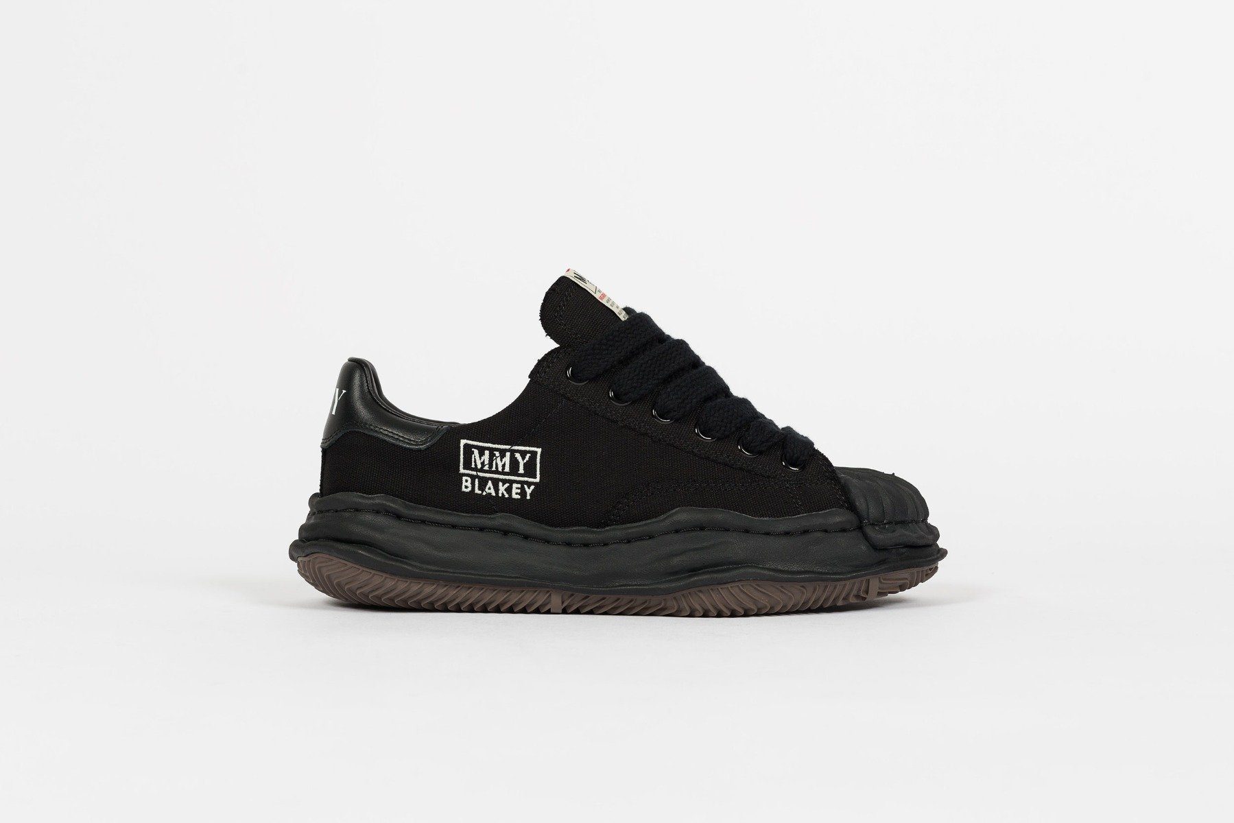 Maison Mihara Yasuhiro Blakey OG Sole Canvas “Black” (A08FW735-BLKBLK)