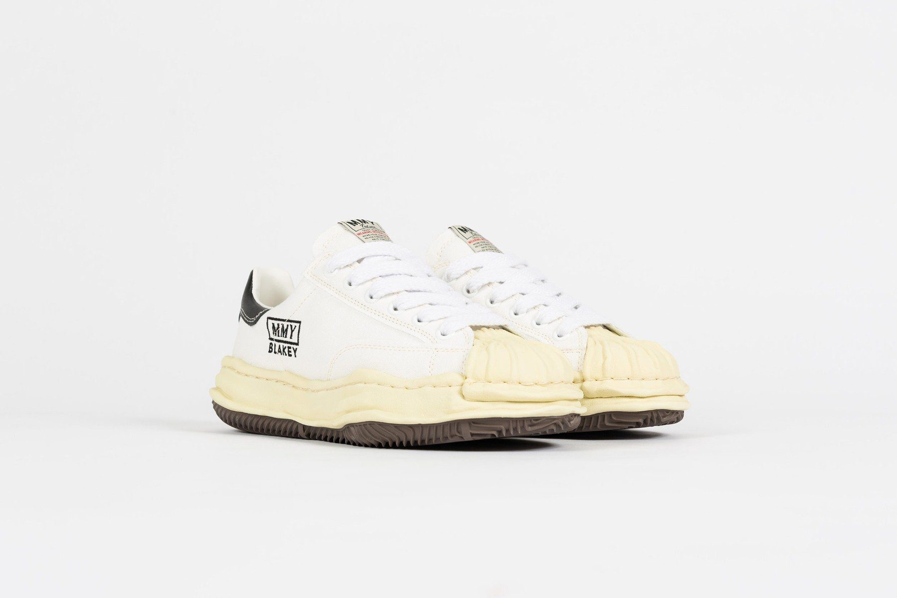 Maison Mihara Yasuhiro Blakey OG Sole Canvas “White/Ecru” (A09FW732-WHTSAI)