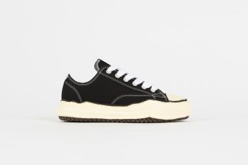 Maison Mihara Yasuhiro Peterson OG Sole Canvas “Black/Ecru” (A09FW733-BLK)