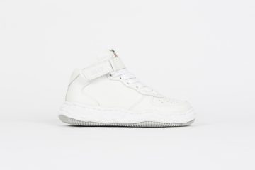 Maison Mihara Yasuhiro Wayne OG Sole Leather High-Top “Bone/White / Light Grey” (A07FW701-WHT)