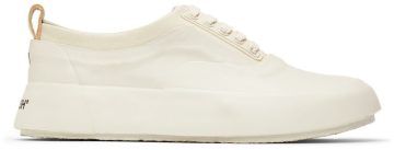 AMBUSH Off-White Leather Sneakers (BWIA002S22MAT0010100)