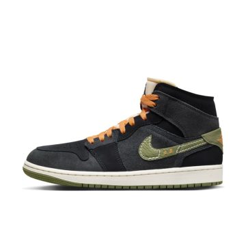 Air Jordan 1 Mid SE Craft ‘Anthracite Light Olive’ (FD6817-003)