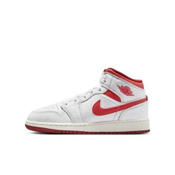 Air Jordan 1 Mid SE GS ‘White Dune Red’ (FJ3464-160)
