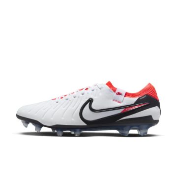Nike Tiempo Legend 10 Elite FG White Black Bright Crimson (DV4328-100)