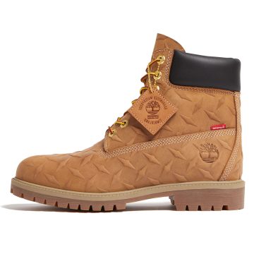 Timberland x Supreme Diamond Plate 6 Premium Waterproof Boot Wheat (FW23)