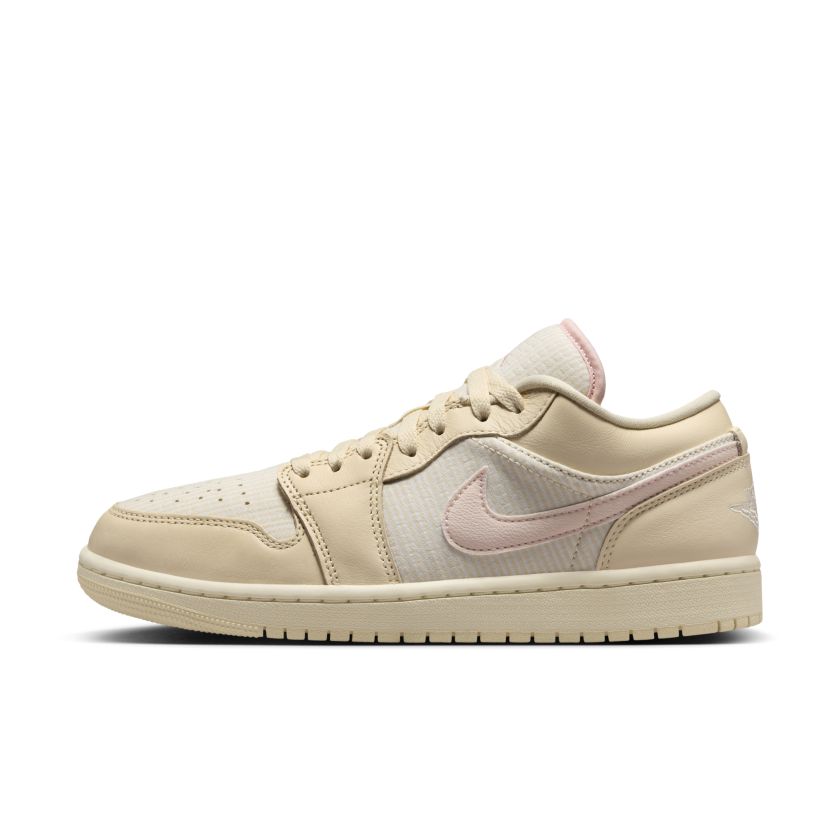 Air Jordan 1 Low Linen WMNS Beige Pink (FQ1925-100)
