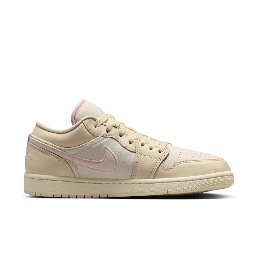 Air Jordan 1 Low Linen WMNS Beige Pink (FQ1925-100)