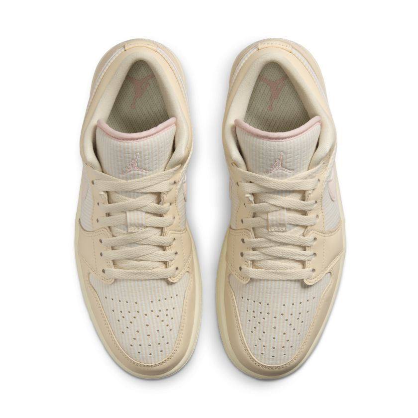 Air Jordan 1 Low Linen WMNS Beige Pink (FQ1925-100)
