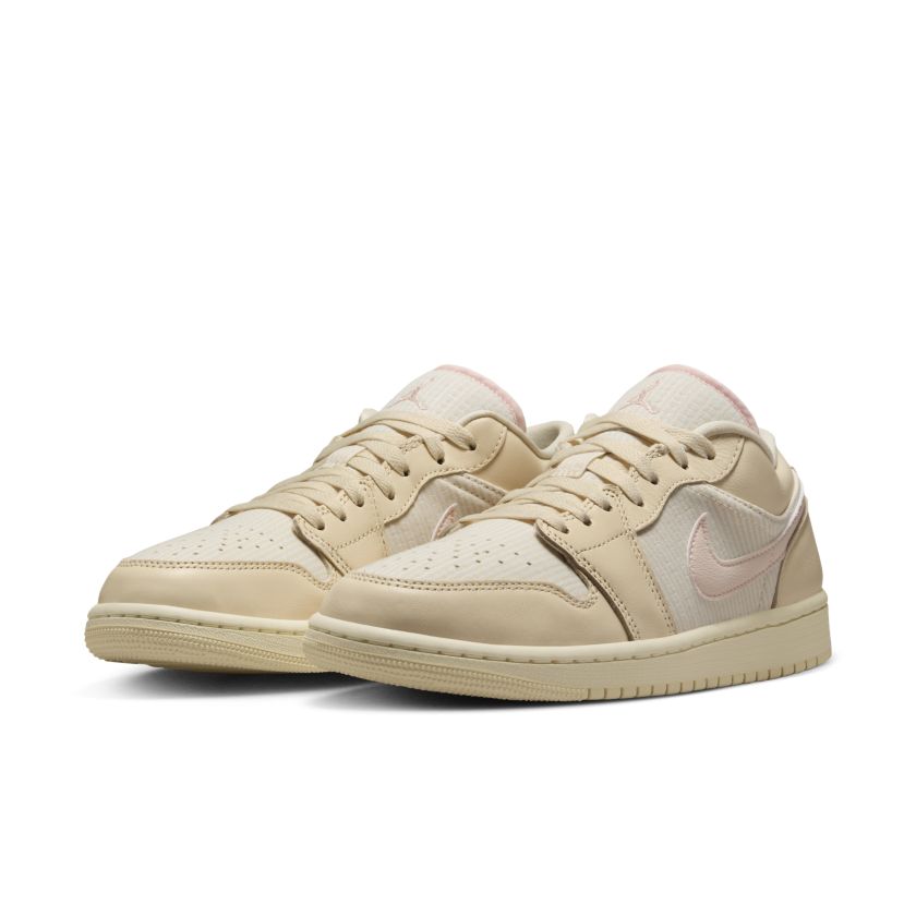 Air Jordan 1 Low Linen WMNS Beige Pink (FQ1925-100)
