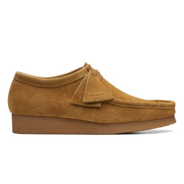 Clarks Wallabee Hairy Suede (Light Brown)