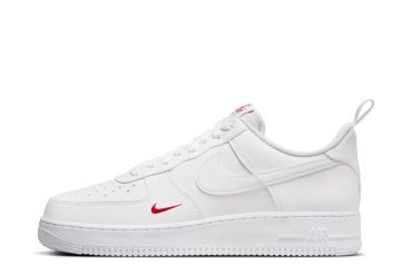 Nike Air Force 1 07 Red Mini Swoosh (FZ7187-100)