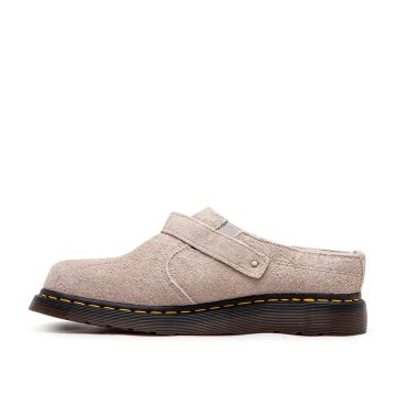 Dr. Martens Isham Faux Shearling Lined Suede Mules (Beige)