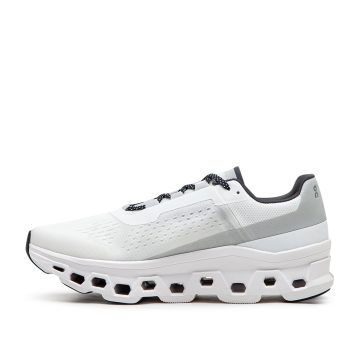 On Cloudmonster (White / Black)